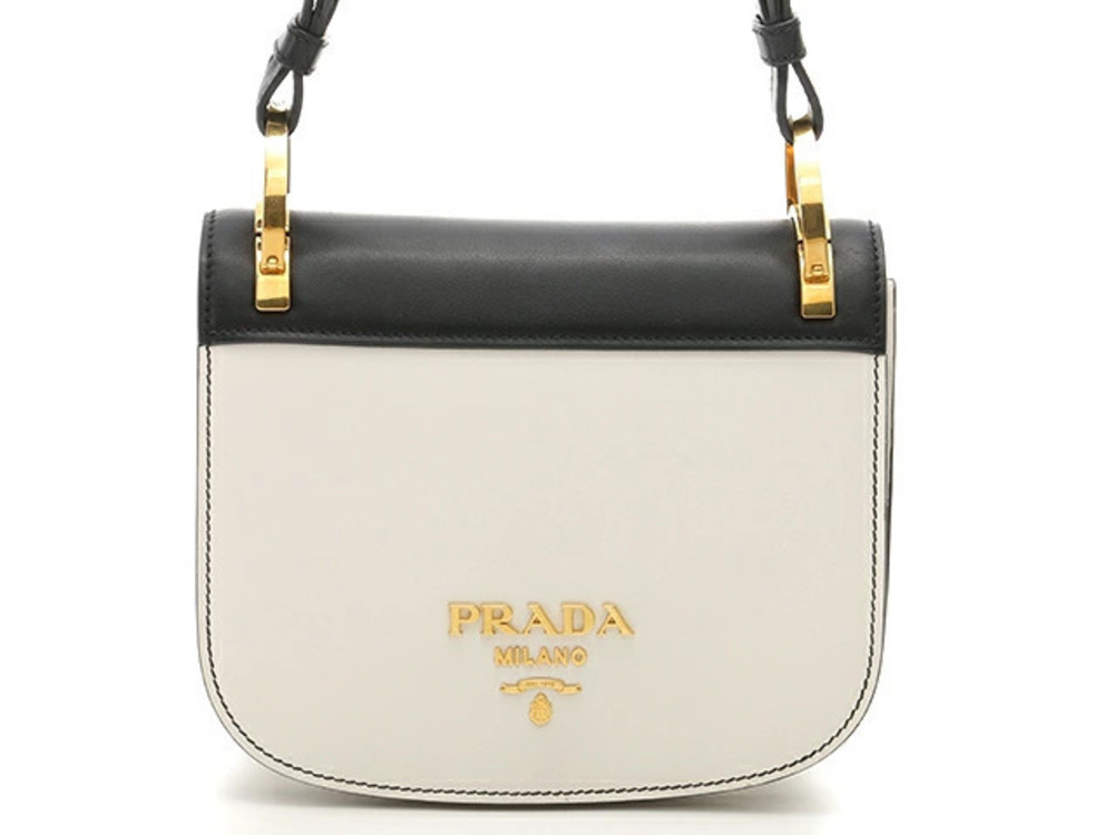 Prada Bag Peoniere City Shoulder Calfskin